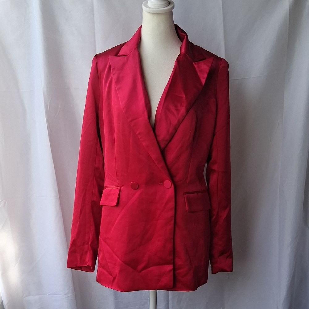 House Of Harlow 1960 Satin Blazer XS